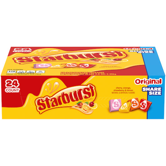 Starburst Original Tear/Share Stick, 6 x 24 x 3.45 oz Case - DOT product image 2