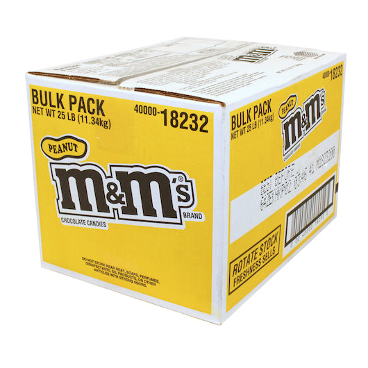 M and Ms Peanut, 1 x 25 lb Case - DOT product image 6