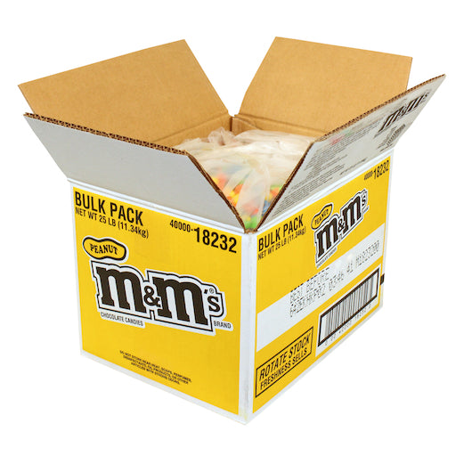 M and Ms Peanut, 1 x 25 lb Case - DOT product image 4