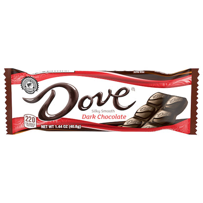 Dove Dark Chocolate Singles, 12 x 18 x 1.44 oz Case - Candy & Confections