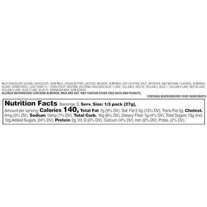 M & M's Almond Sharing Size King Size, 6 x 18 x 2.83 oz Case - Candy & Confections