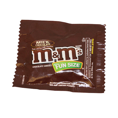M&M's Fun Size Milk Chocolate, 1 x 20 lb Case - Candy & Confections
