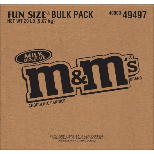M&M's Fun Size Milk Chocolate, 1 x 20 lb Case - DOT product image 4