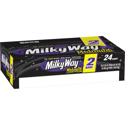 Milky Way Candy Midnight Share Pack, 6 x 24 x 2.83 oz Case - DOT product image 2
