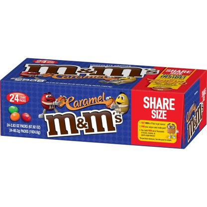 M & M's Caramel Sharing Size King Size, 6 x 24 x 2.83 oz Case - DOT product image 3