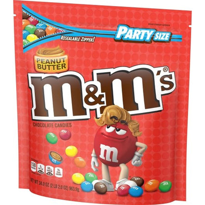 M&M's Peanut Butter Stand Up Pouch, 6 x 34 oz Case - DOT product image 6
