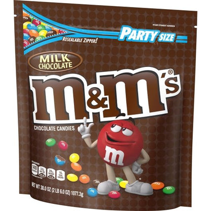 M&M's Milk Chocolate Xl Stand Up Pouch, 6 x 38 oz Case - DOT product image 7