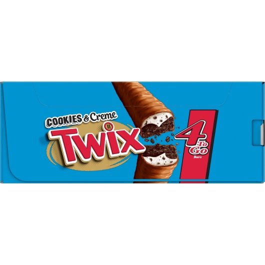 Twix Cookies & Creme Share Size, 6 x 20 x 2.72 oz Case - Alternate product angle or state