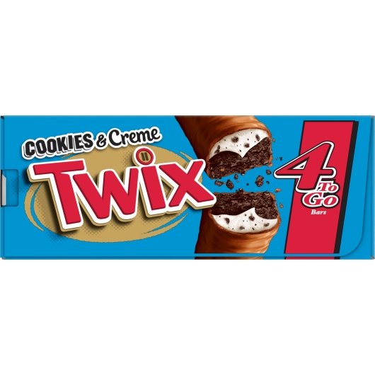 Twix Cookies & Creme Share Size, 6 x 20 x 2.72 oz Case - Alternate product angle or state