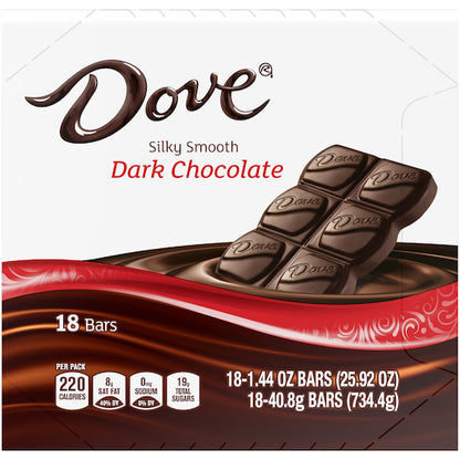 Dove Dark Chocolate Singles, 12 x 18 x 1.44 oz Case - DOT product image 4