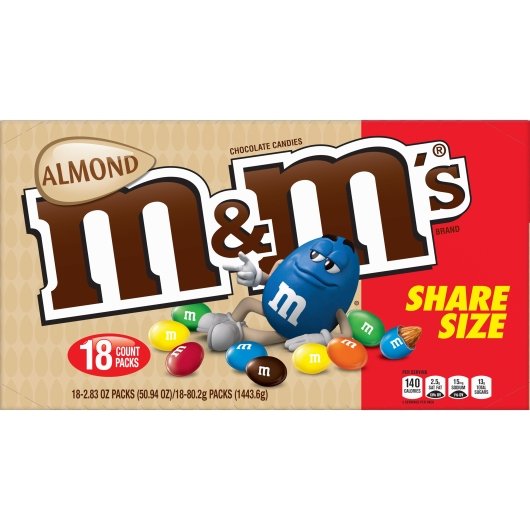M & M's Almond Sharing Size King Size, 6 x 18 x 2.83 oz Case - DOT product image 4