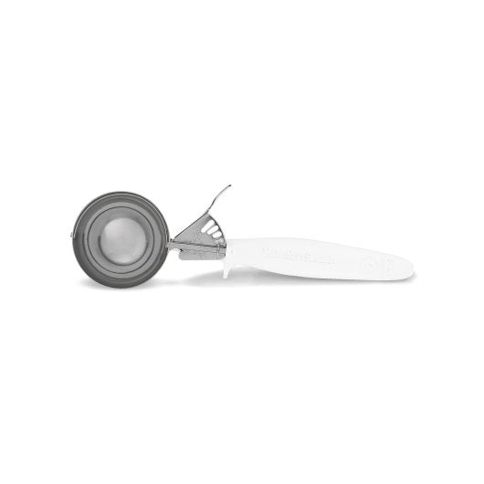 Hamilton Beach 4.66 Ounce Microban Stainless Steel Ergogrip White Disher, 1 x 1 each Case - Kitchen Equipment