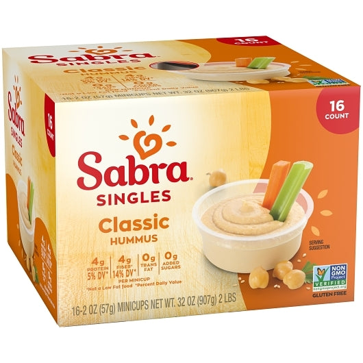 Sabra Classic Hummus Singles, 48 x 2 oz Case - DOT product image 6