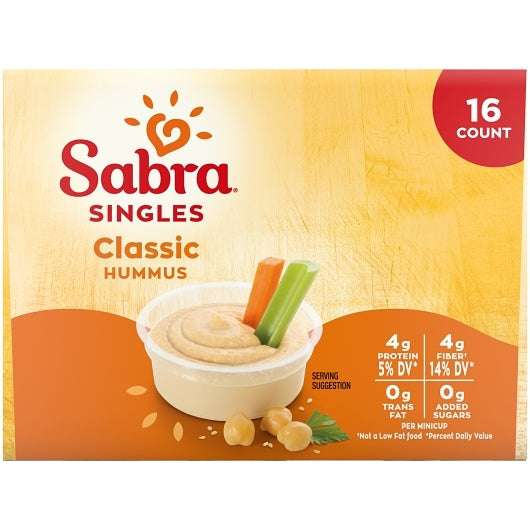 Sabra Classic Hummus Singles, 48 x 2 oz Case - DOT product image 7