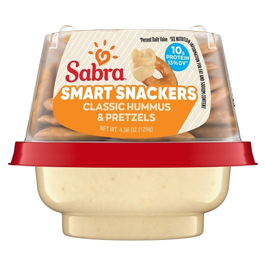 Sabra Classic Hummus with Pretzel, 12 x 4.56 oz Case - DOT product image 3
