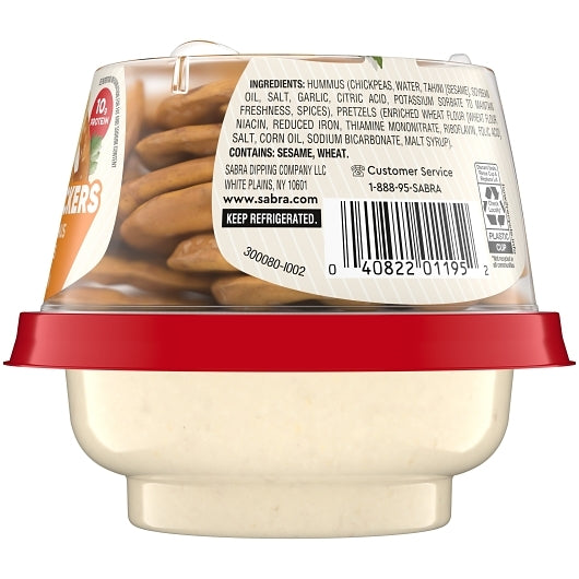 Sabra Classic Hummus with Pretzel, 12 x 4.56 oz Case - DOT product image 6