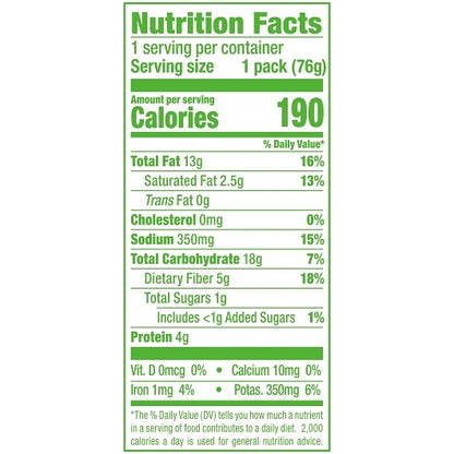 Sabra AVOCADO SPREAD WITH TOAST, 8 x 2.7 oz Case - DOT product image 6