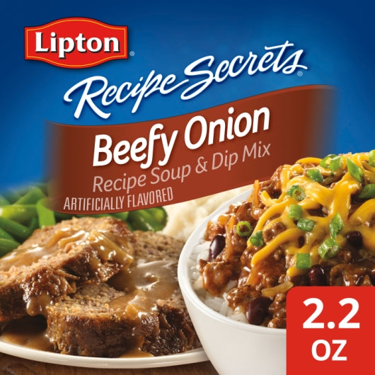 Lipton Soup Beefy Onion, 12 x 2.6 fl oz Case - Prepared Foods