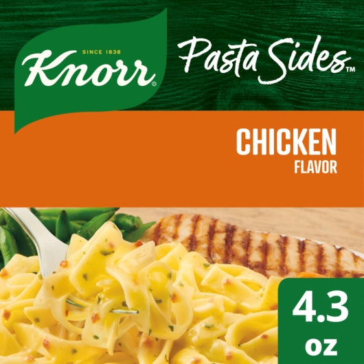 Knorr Pasta Sides Chicken Flavor Pasta, 12 x 4.3 oz Case - GS1 mobile-ready hero image