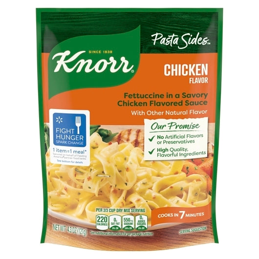 Knorr Pasta Sides Chicken Flavor Pasta, 12 x 4.3 oz Case - DOT product image 3