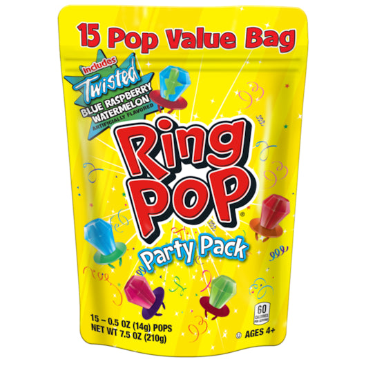 Ring Pop Gusseted Bag, 6 x 7.5 oz Case - DOT product image 2