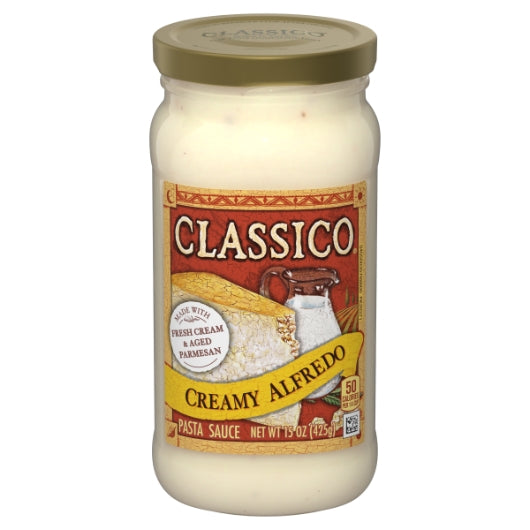 Classico Alfredo Sauce, 12 x 425 GR Case - Condiments & Sauces