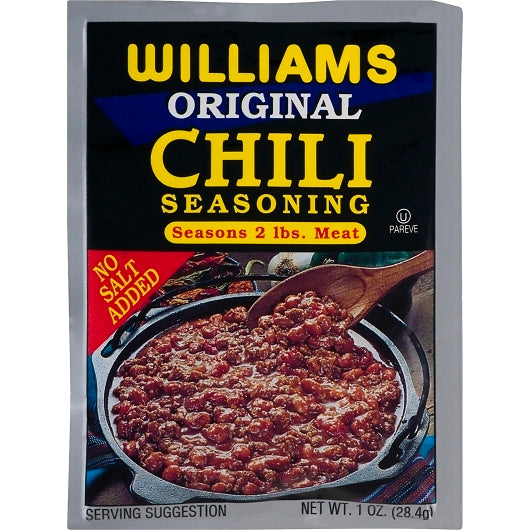 Williams Chili Seasoning Mix, 24 x 1 oz Case - Spices Seasonings - image 2