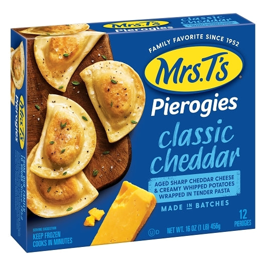 Mrs.Ts Potato and Classic Cheddar & Potato Pierogies, 12 x 16 oz Case - DOT product image 2