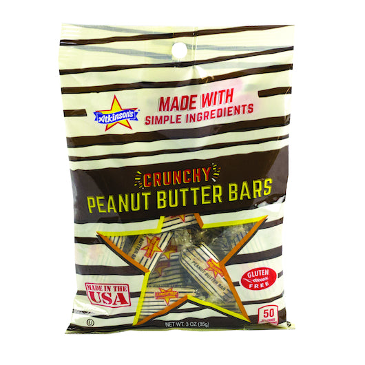 Peanut Butter Bars Candy Peg Bag, 12 x 3 oz Case - Candy & Confections