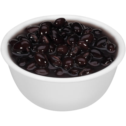 Commodity Canned Fruit Fancy In Brine Black Beans, 6 x 110 oz Case - DOT product image 4