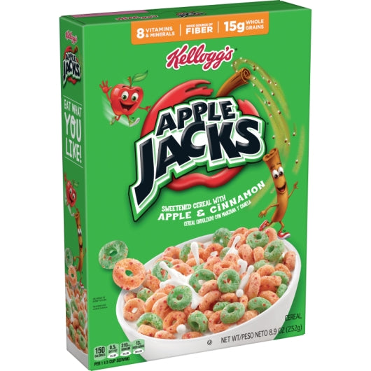 Kellogg's Apple Jacks Original Cereal, 18 x 8.9 oz Case - DOT product image 7