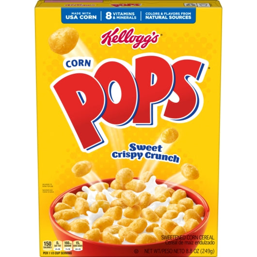 Kellogg's Corn Pops Original Cereal Box, 18 x 8.8 oz Case - DOT product image 2