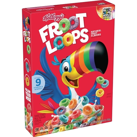 Kellogg's Froot Loops Cereal Original, 18 x 8.9 oz Case - DOT product image 7