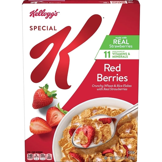 Kellogg's Special K Cereal Red Berries, 10 x 11.4 oz Case - Breakfast Foods