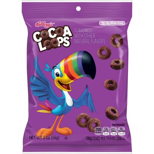 Kellogg's Froot Loop Cocoa Cereal, 60 x 2 oz Case - Breakfast Foods - image 2