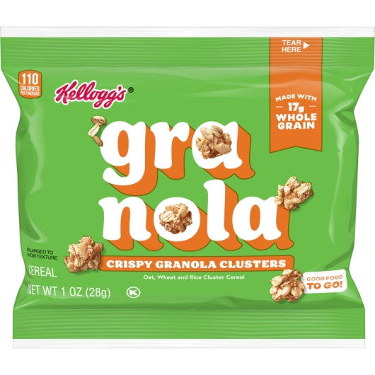 Kellogg's Low Fat Granola Crispy, 100 x 1 oz Case - Breakfast Foods