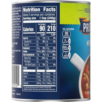 Progresso Vegetable Minestrone Souo, 12 x 19 oz Case - DOT product image 8