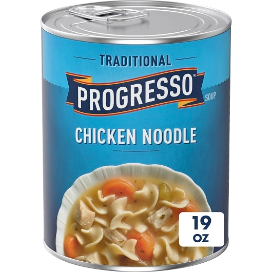 Progresso Chicken Noodle Soup, 12 x 19 oz Case - Prepared Foods