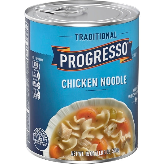 Progresso Chicken Noodle Soup, 12 x 19 oz Case - DOT product image 5