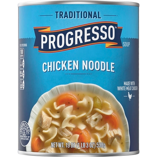 Progresso Chicken Noodle Soup, 12 x 19 oz Case - DOT product image 4