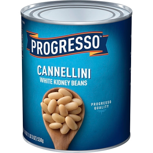 Progresso Cannellini White Kidney Beans, 24 x 19 oz Case - DOT product image 7