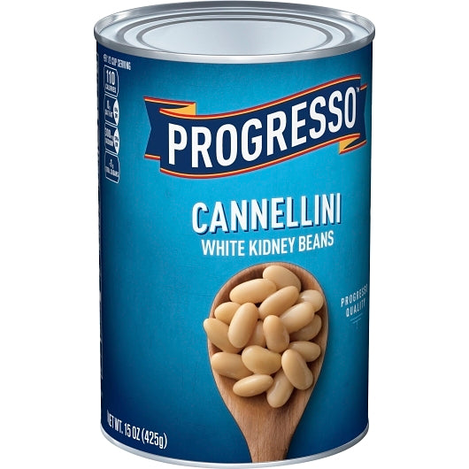 Progresso Cannellini White Kidney Beans, 24 x 15 oz Case - DOT product image 4