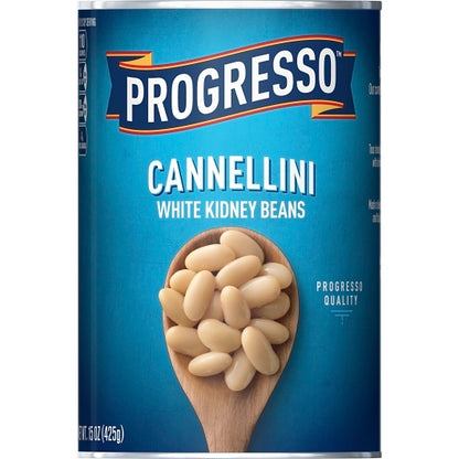 Progresso Cannellini White Kidney Beans, 24 x 15 oz Case - DOT product image 3
