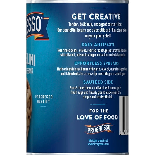 Progresso Cannellini White Kidney Beans, 24 x 15 oz Case - DOT product image 8