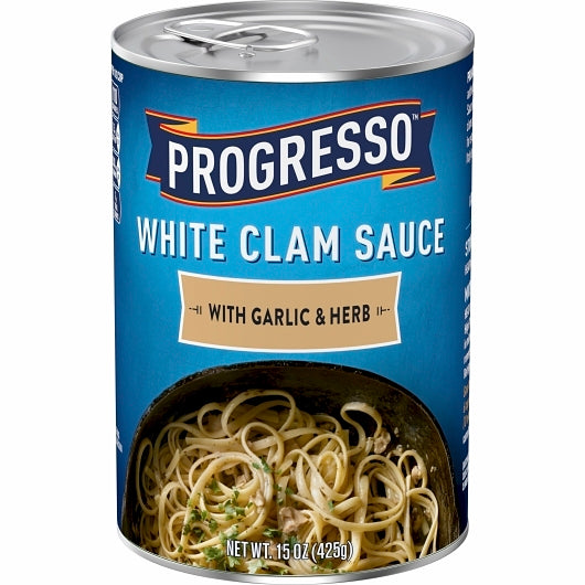 Progresso White Clam with Garlic & Herb Sauce, 12 x 15 oz Case - DOT product image 2