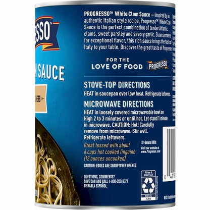 Progresso White Clam with Garlic & Herb Sauce, 12 x 15 oz Case - DOT product image 8