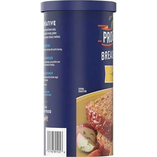 Progresso Plain Bread Crumbs Bulk, 12 x 24 oz Case - DOT product image 6