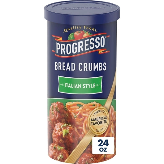 Progresso Italian Bread Crumbs, 12 x 24 oz Case - Pantry Ingredients