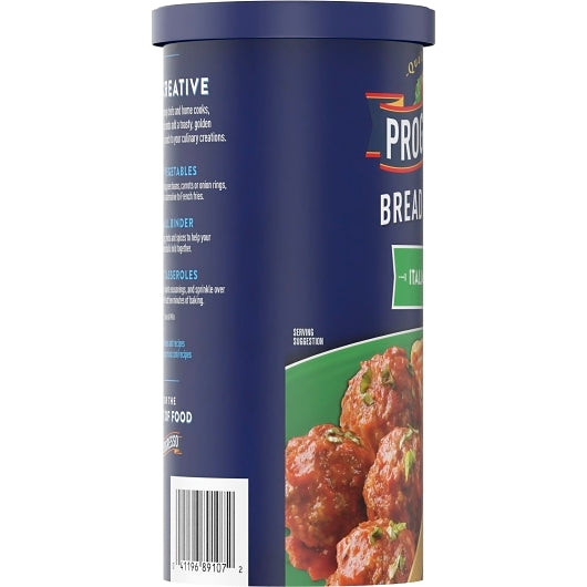Progresso Italian Bread Crumbs, 12 x 24 oz Case - DOT product image 6