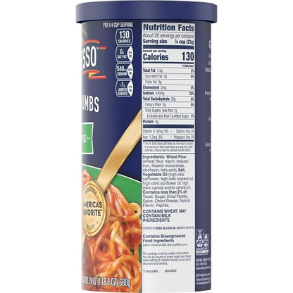 Progresso Italian Bread Crumbs, 12 x 24 oz Case - DOT product image 8